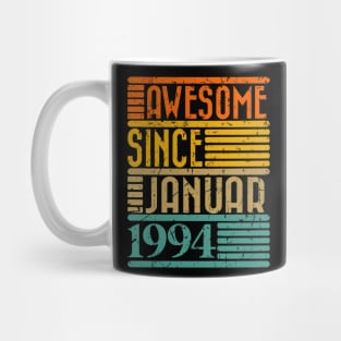 Awesome Since January 1994 30 Years Old 30th Birthday Mug